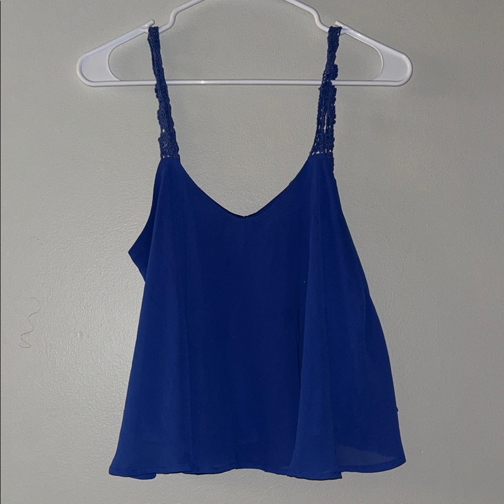 Decree Royal Blue Camisole Top